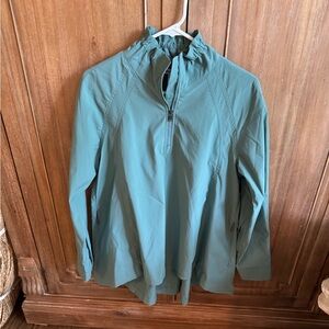 Athleta rain jacket 1/4 zip